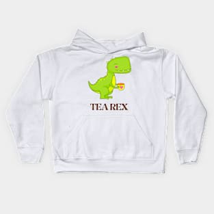 Tea rex Kids Hoodie